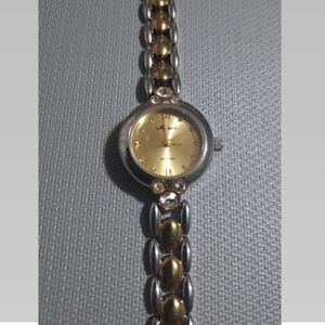 Gold and Silver Women's Watch